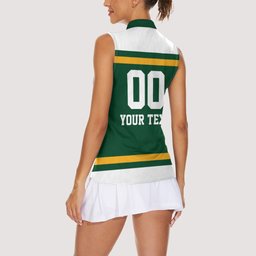 Custom Hockey Australia Women Sleeveless Polo Shirt Kookaburras Go Champions