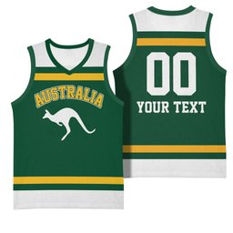 Custom Hockey Australia Basketball Jersey Kookaburras Go Champions