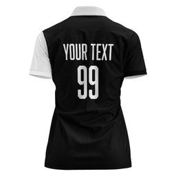 Custom Aotearoa Rugby League Women Polo Shirt Kiwi Haka and Fern - Sporty Style