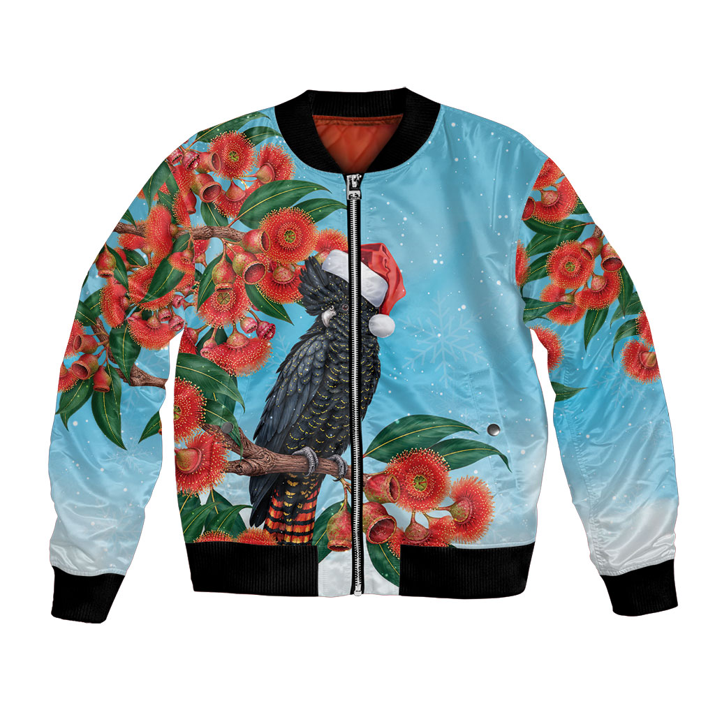 Australia Cockatoo Festive Christmas Bomber Jacket