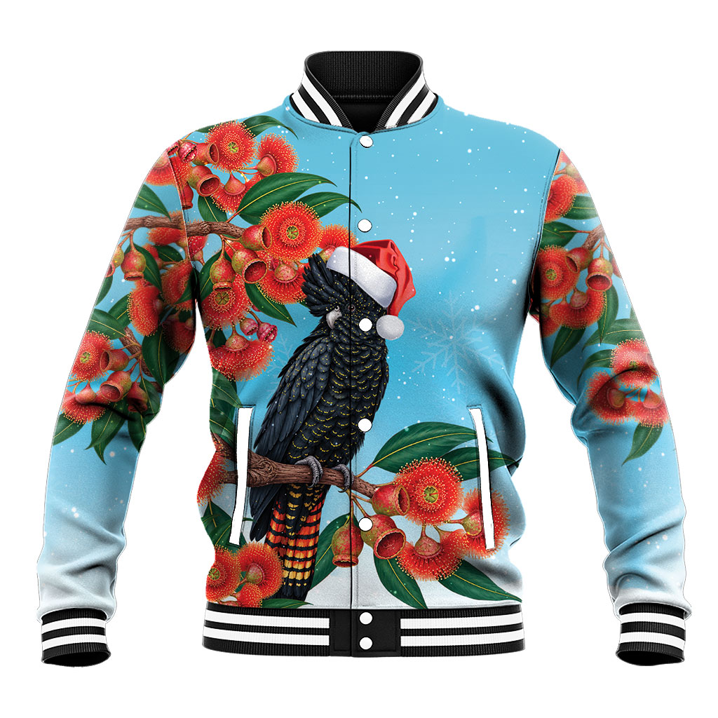 Australia Cockatoo Festive Christmas Baseball Jacket