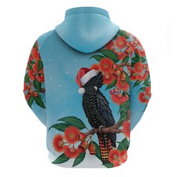 Australia Cockatoo Festive Christmas Zip Hoodie