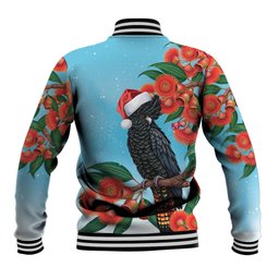 Australia Cockatoo Festive Christmas Baseball Jacket