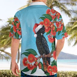 Australia Cockatoo Festive Christmas Hawaiian Shirt