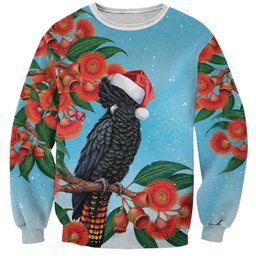 Australia Cockatoo Festive Christmas Sweatshirt