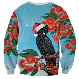 Australia Cockatoo Festive Christmas Sweatshirt