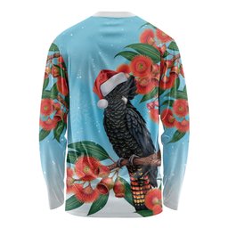 Australia Cockatoo Festive Christmas Long Sleeve Shirt