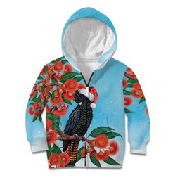 Australia Cockatoo Festive Christmas Kid Hoodie