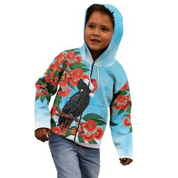 Australia Cockatoo Festive Christmas Kid Hoodie
