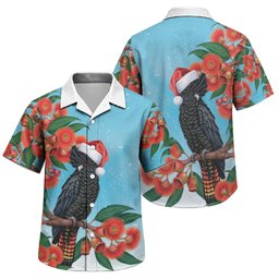 Australia Cockatoo Festive Christmas Family Matching Summer Maxi Dress and Hawaiian Shirt