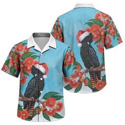 Australia Cockatoo Festive Christmas Family Matching Mermaid Dress and Hawaiian Shirt