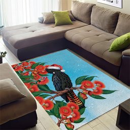 Australia Cockatoo Festive Christmas Area Rug