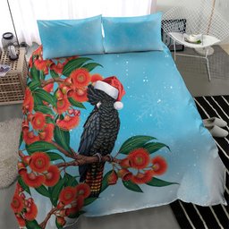 Australia Cockatoo Festive Christmas Bedding Set