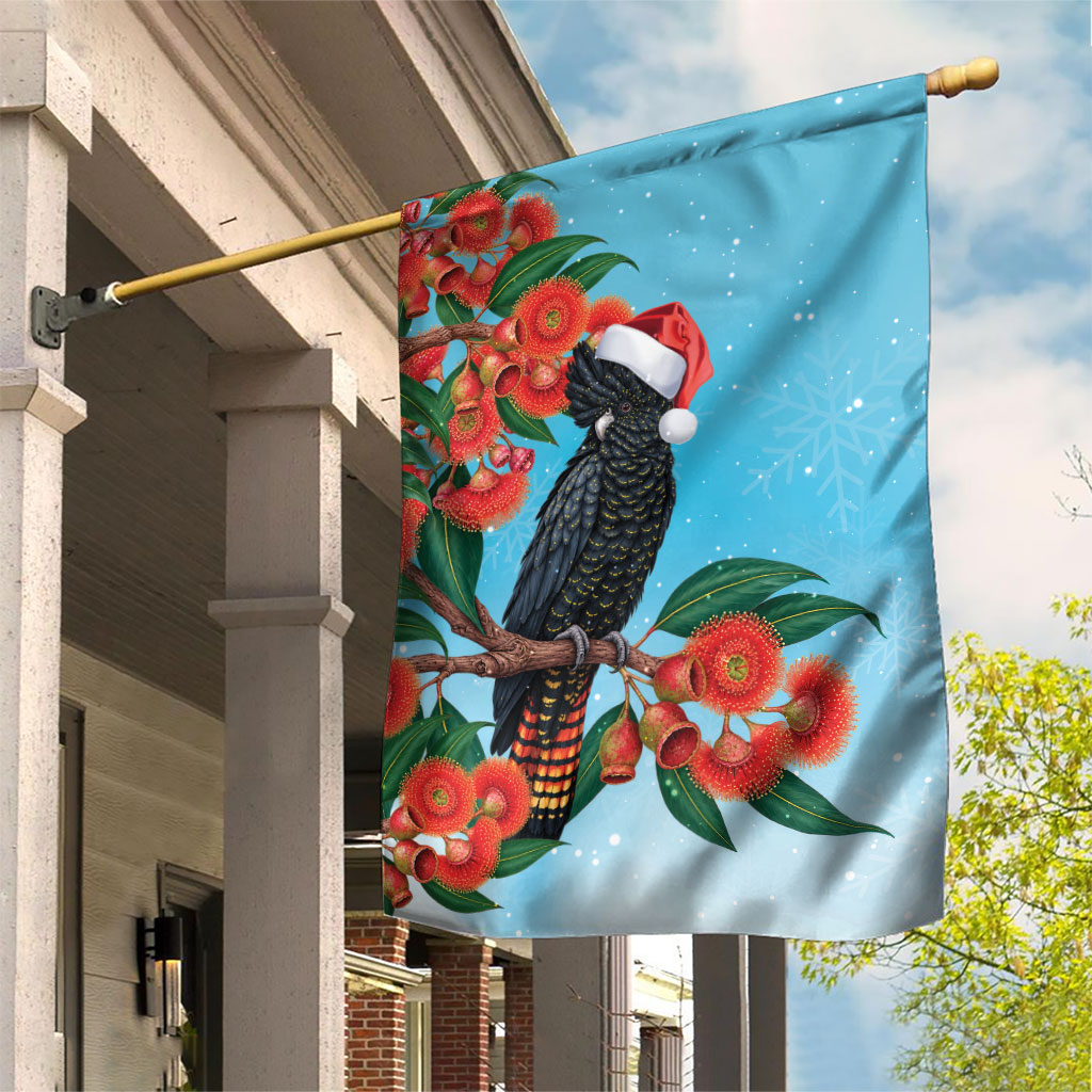 Australia Cockatoo Festive Christmas Garden Flag