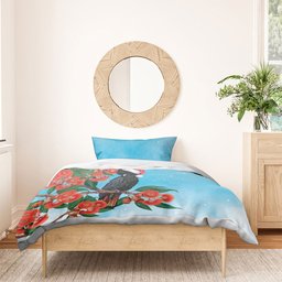 Australia Cockatoo Festive Christmas Bedding Set