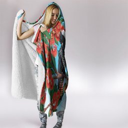 Australia Cockatoo Festive Christmas Hooded Blanket