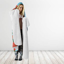 Australia Cockatoo Festive Christmas Hooded Blanket