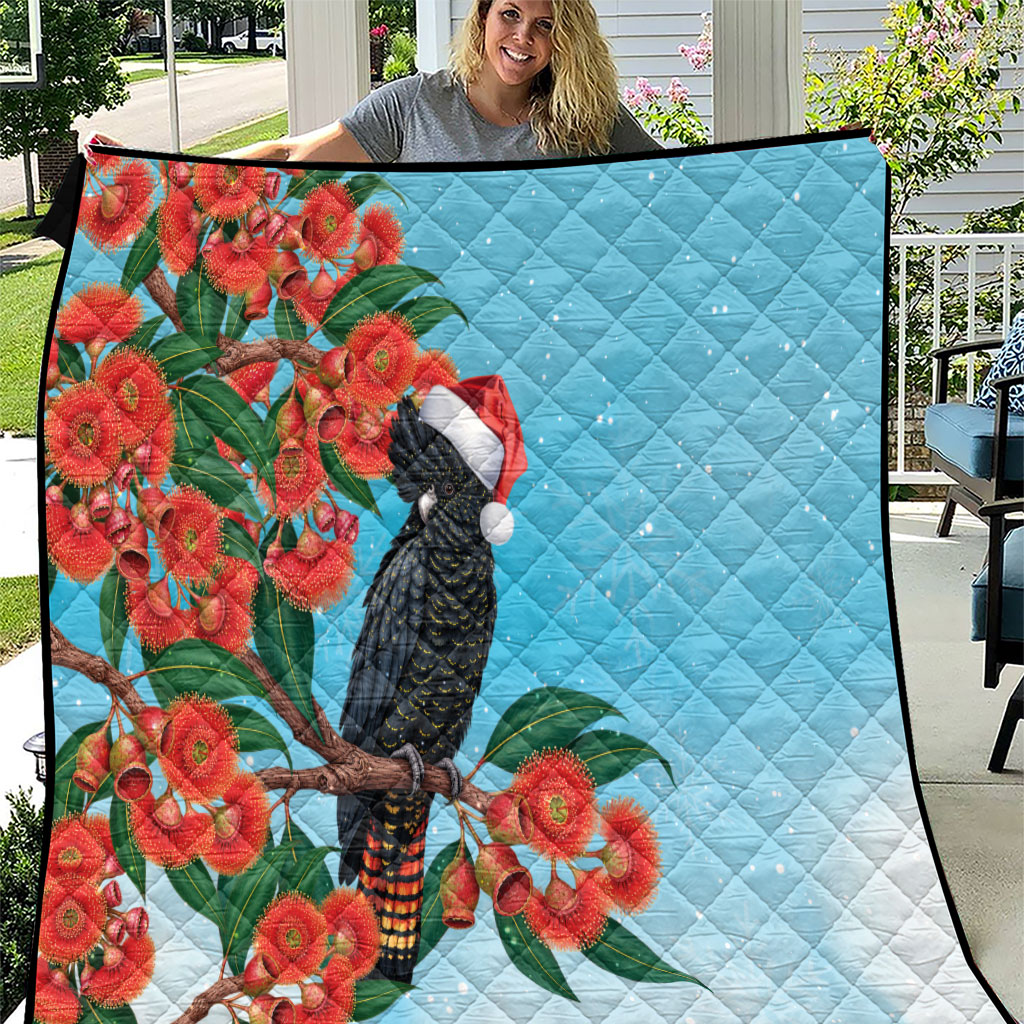 Australia Cockatoo Festive Christmas Quilt