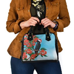 Australia Cockatoo Festive Christmas Shoulder Handbag