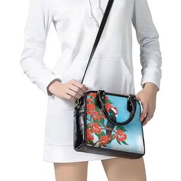 Australia Cockatoo Festive Christmas Shoulder Handbag