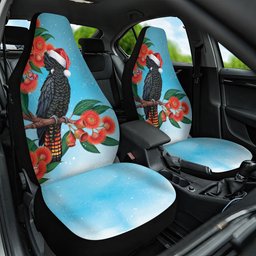 Australia Cockatoo Festive Christmas Car Seat Cover