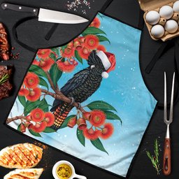 Australia Cockatoo Festive Christmas Apron