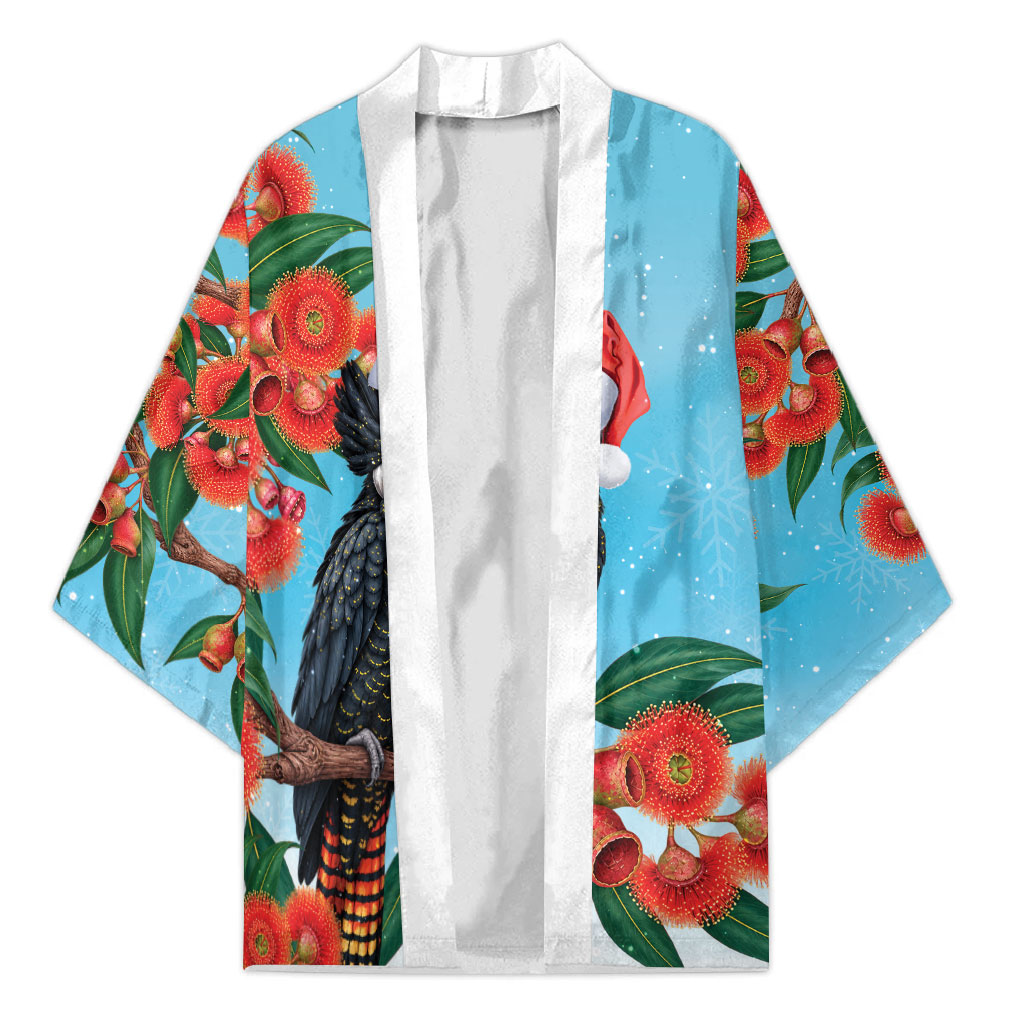 Australia Cockatoo Festive Christmas Kimono