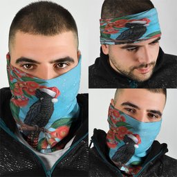 Australia Cockatoo Festive Christmas Neck Gaiter