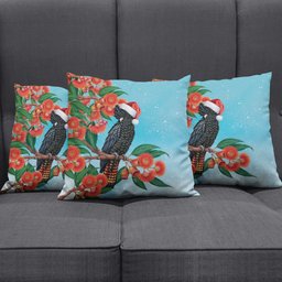 Australia Cockatoo Festive Christmas Pillow Cover