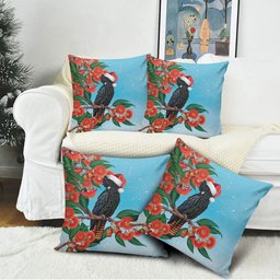 Australia Cockatoo Festive Christmas Pillow Cover
