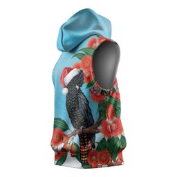 Australia Cockatoo Festive Christmas Sleeveless Hoodie