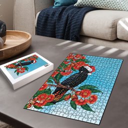Australia Cockatoo Festive Christmas Puzzle