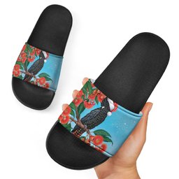 Australia Cockatoo Festive Christmas Slide Sandals