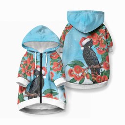 Australia Cockatoo Festive Christmas Pet Hoodie