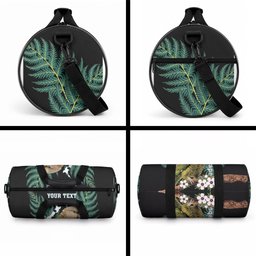 Personalised New Zealand Kakapo Duffle Bag Aotearoa Fern With Manuka