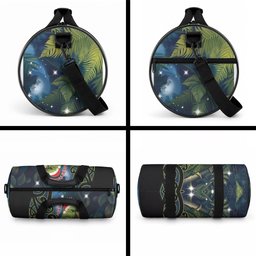 New Zealand Christmas Duffle Bag Cute Kakapo Meri Kirihimete Maori Koru