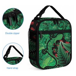 New Zealand Gecko Christmas Lunch Bag Meri Kirihimete Paua Shell Mix Pohutukawa