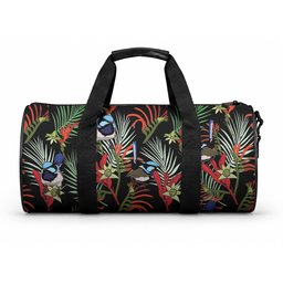 Australia Kangaroo Paw And Splendid Fairy-wren Duffle Bag Seamless Style