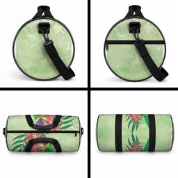 Australia Bottlebrush And Lorikeets Duffle Bag Aboriginal Art - Watercolor Style