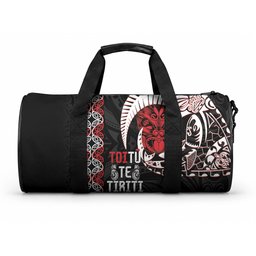 Aotearoa Toitu Te Tiriti Duffle Bag Honour The Treaty Maori Haka