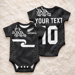 New Zealand Rugby Custom Baby Onesie The Champions Aotearoa