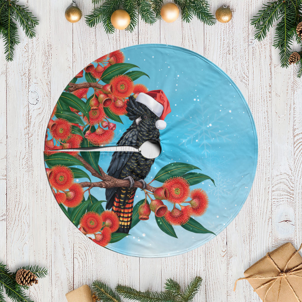 Australia Cockatoo Festive Christmas Tree Skirt