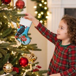 Australia Cockatoo Festive Christmas Stocking