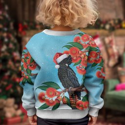 Australia Cockatoo Festive Christmas Kid Ugly Christmas Sweater