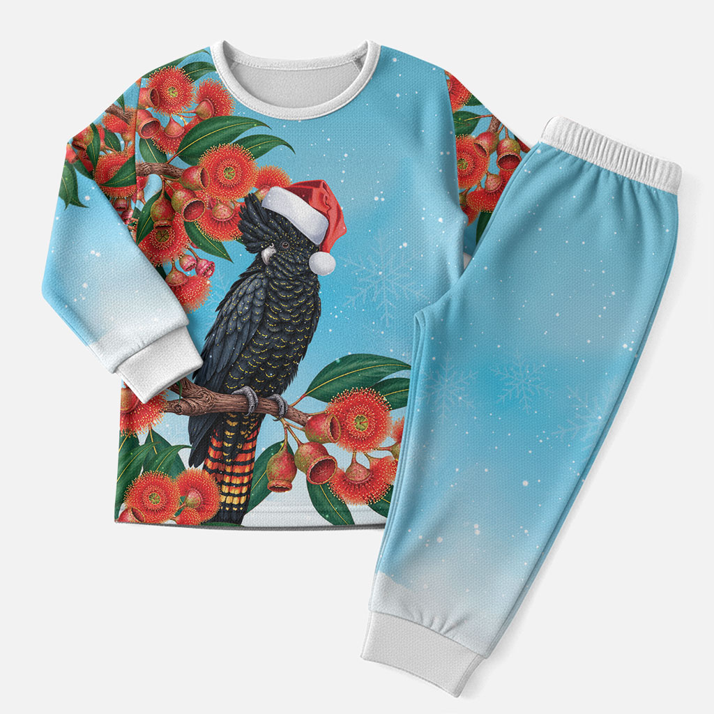 Australia Cockatoo Festive Christmas Pajama Set