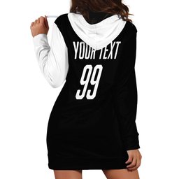 Custom Aotearoa Rugby League Hoodie Dress Kiwi Haka and Fern - Sporty Style