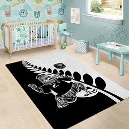Aotearoa Rugby League Area Rug Kiwi Haka and Fern - Sporty Style