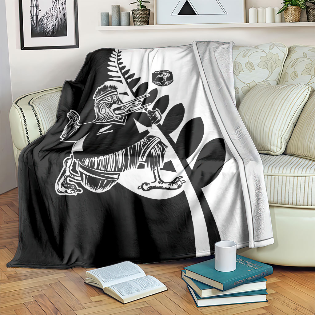 Aotearoa Rugby League Blanket Kiwi Haka and Fern - Sporty Style