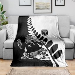 Aotearoa Rugby League Blanket Kiwi Haka and Fern - Sporty Style