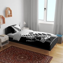 Aotearoa Rugby League Bedding Set Kiwi Haka and Fern - Sporty Style